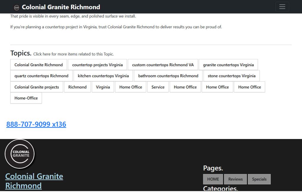 STOREFRONT Content Scoring countertops-com