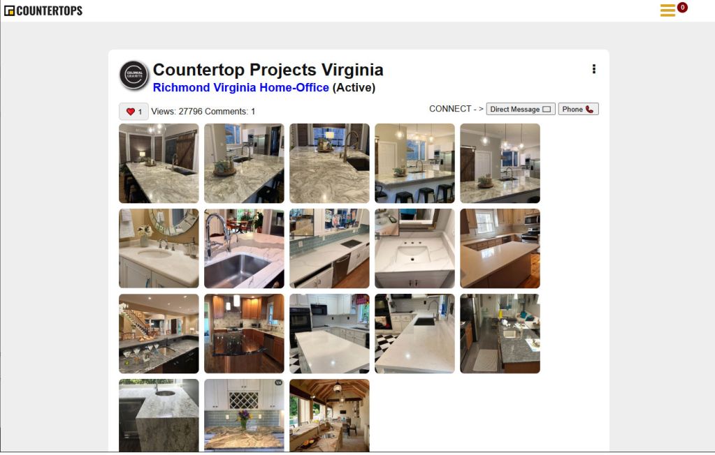 STOREFRONT Action tracking countertops-com